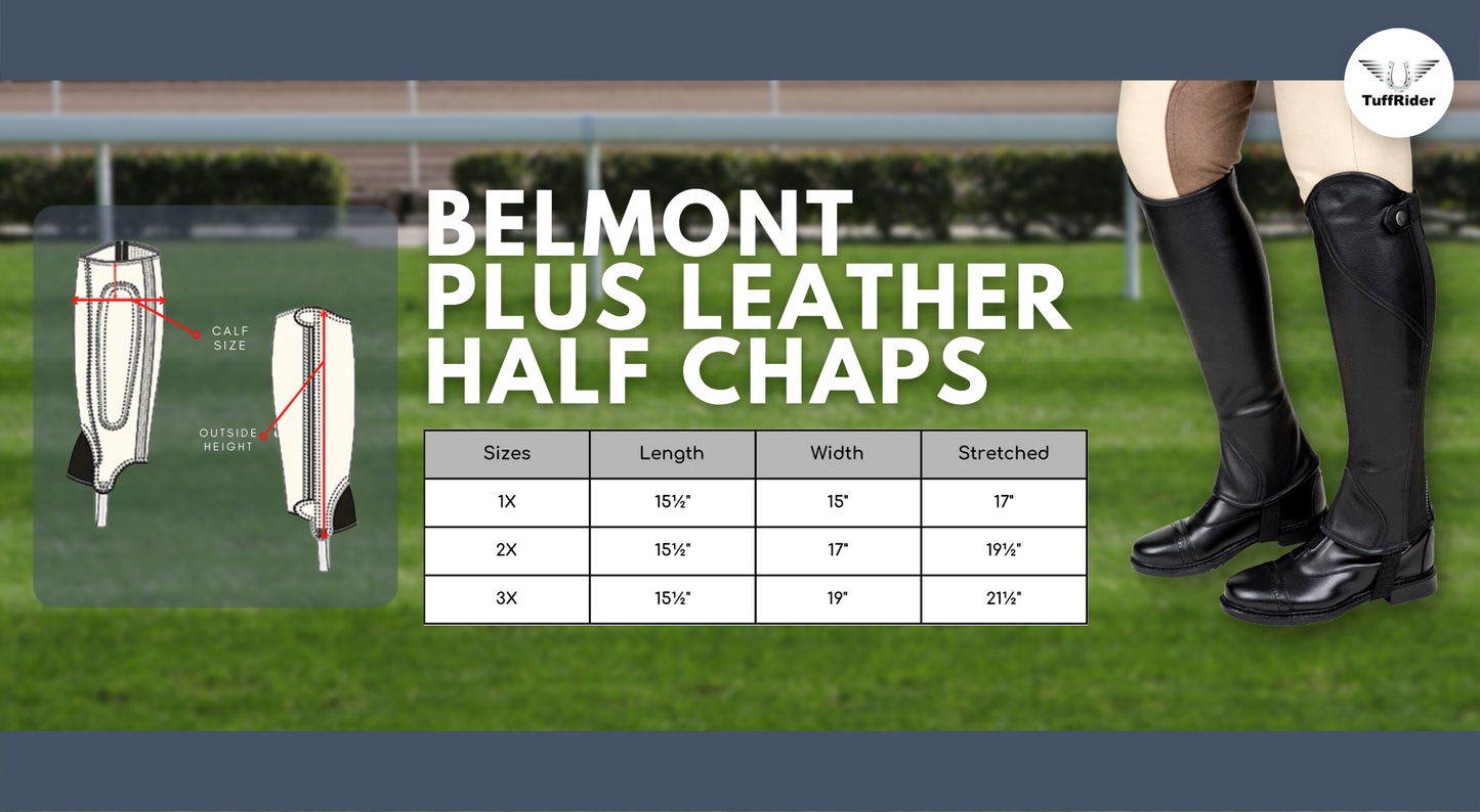 TuffRider Belmont Plus half chaps