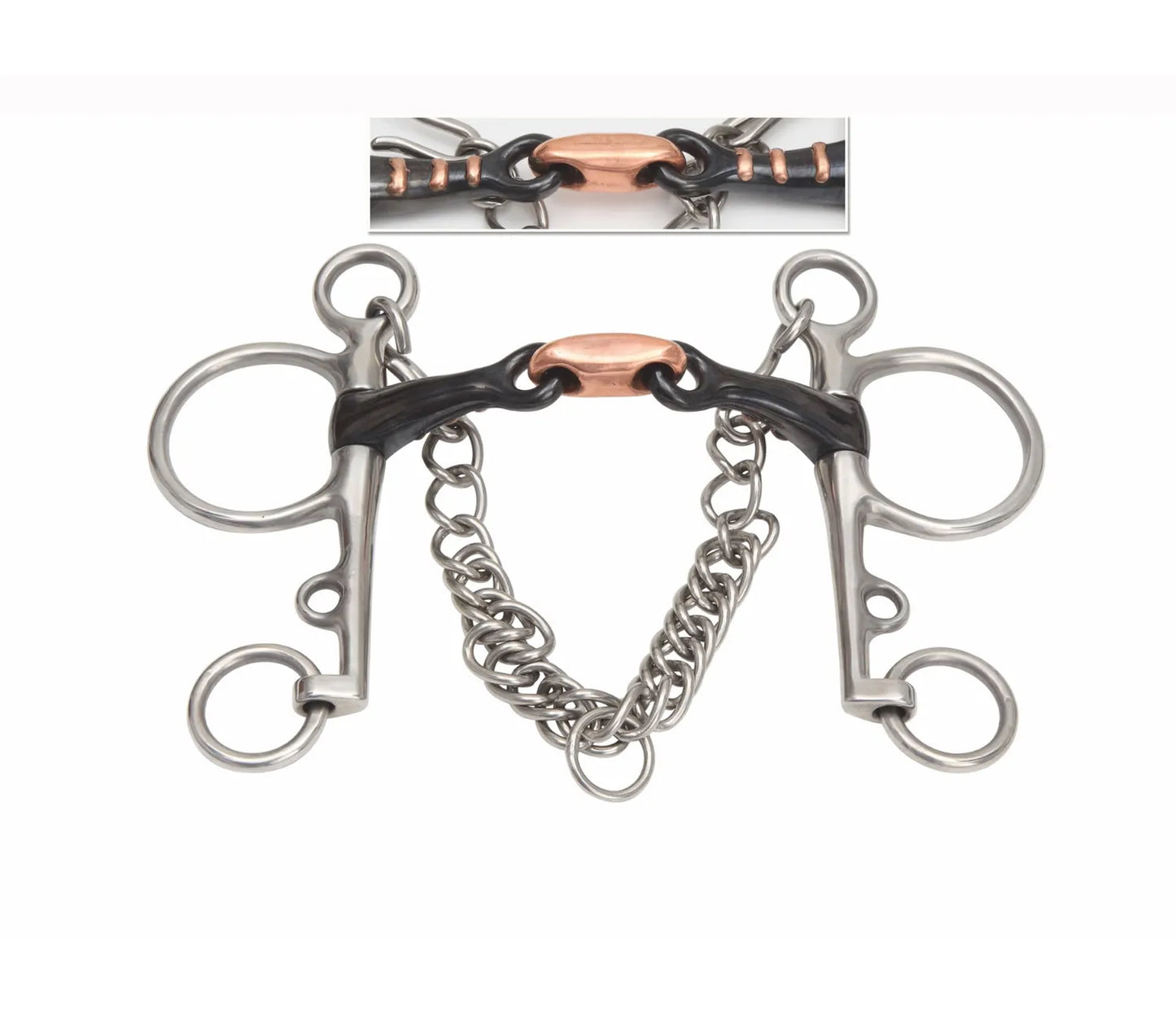 Shires double-jointed pelham sweet iron