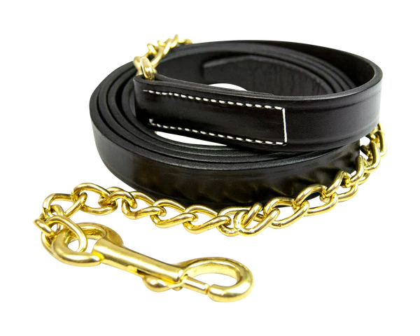Walsh leather lead with 24" chain