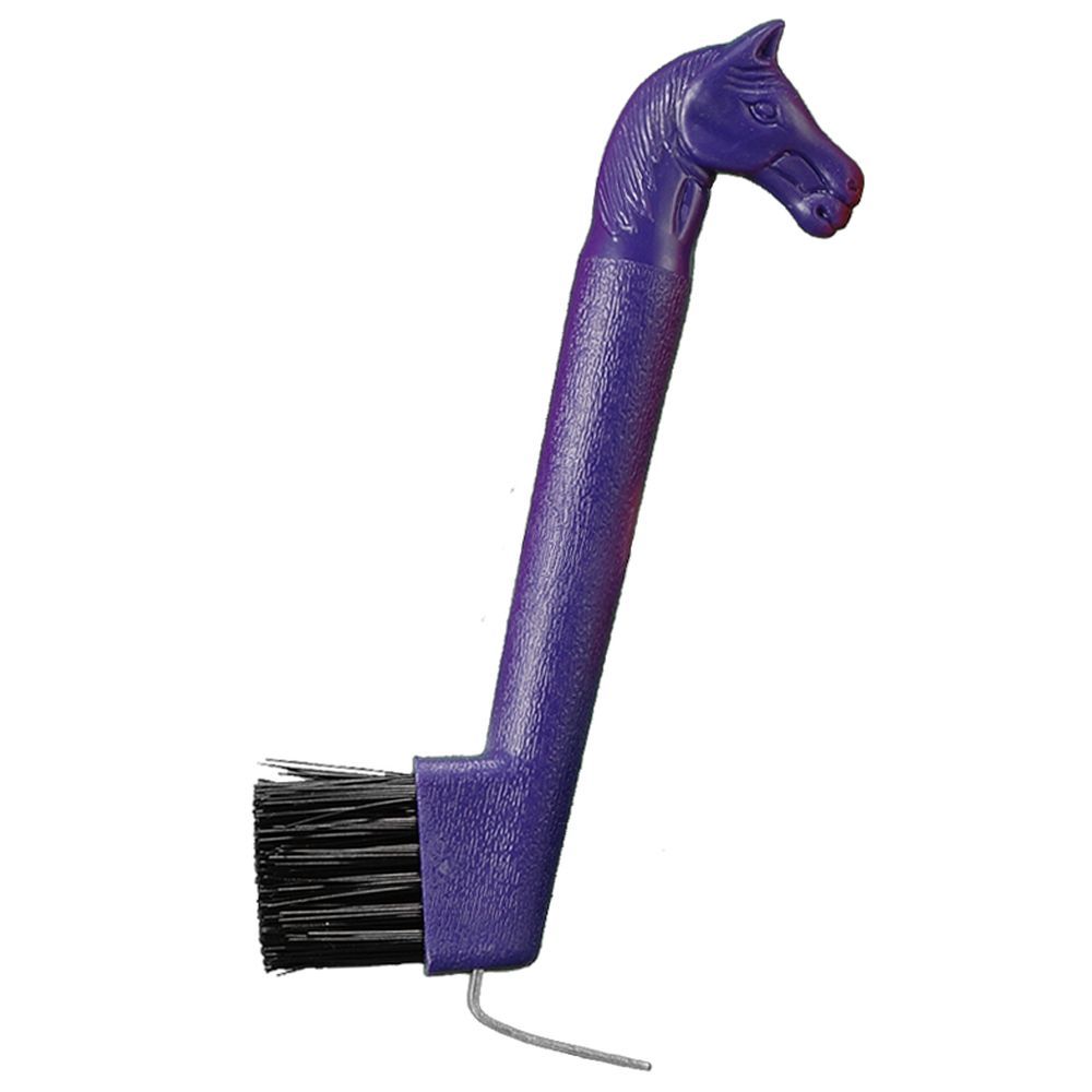 Tough 1 horsehead hoof pick/brush combo