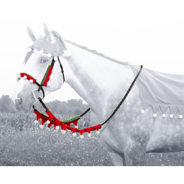 Festive Elf english bridle set
