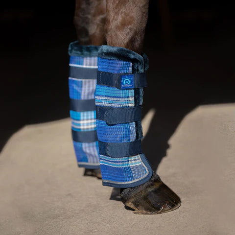 Kensington fleece-trim fly boots
