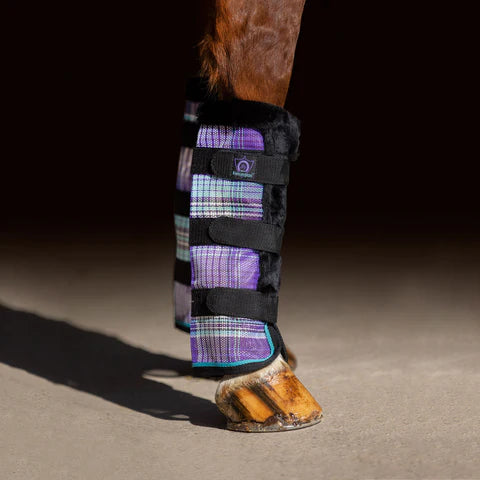 Kensington fleece-trim fly boots