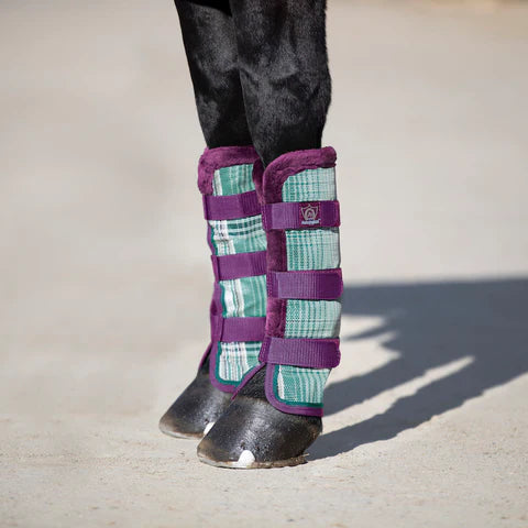 Kensington fleece-trim fly boots