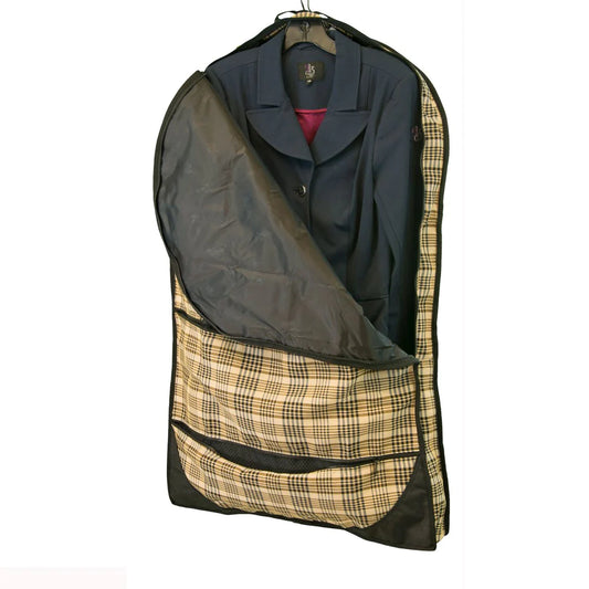 Exselle garment bag plaid