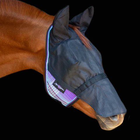 Kensington Uviator Catch fly mask w/ears and nose