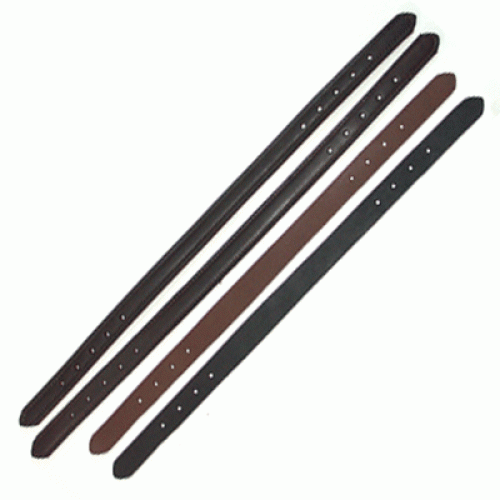 Leather replacement halter crown