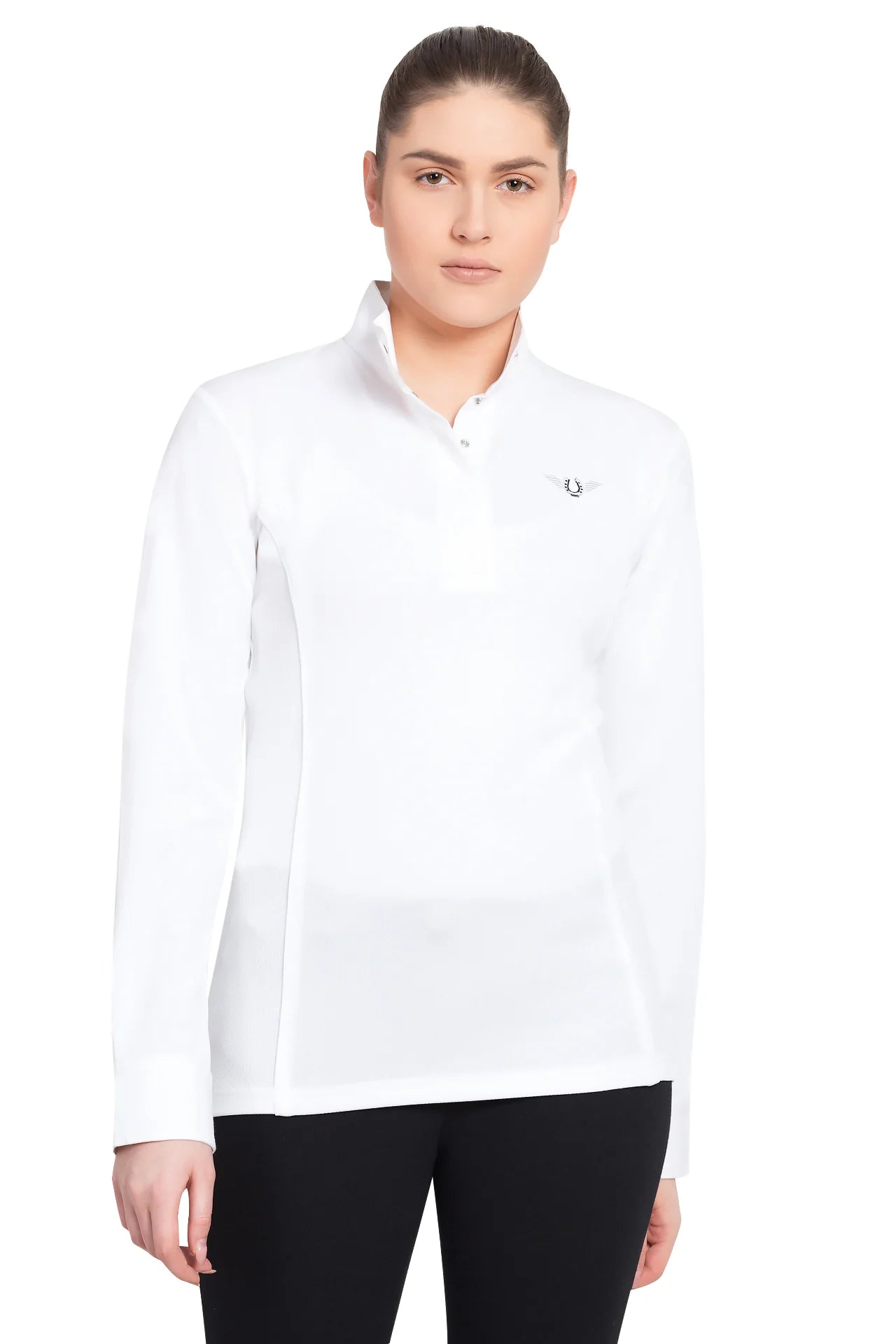 TuffRider Kirby Kwik Dry long-sleeve show shirt