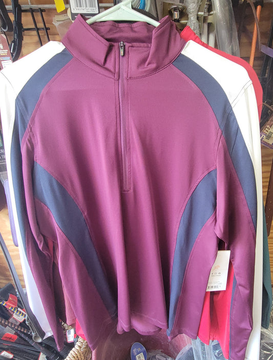 Kerrits 1/4 zip riding shirt ladies large