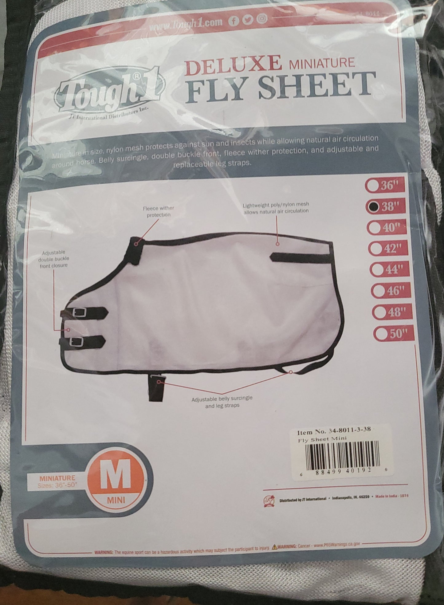 Mini fly sheet 44"