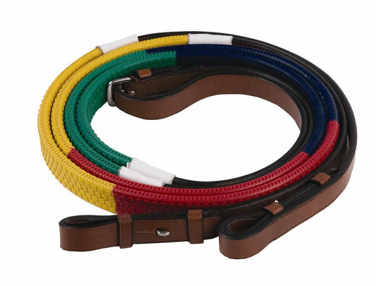 HDR rainbow rubber reins