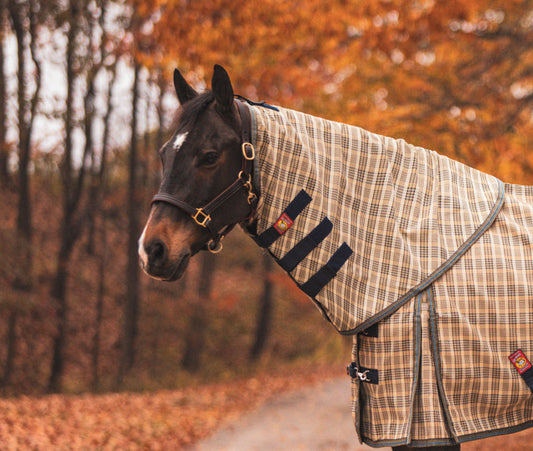 Baker turnout sheet neck cover