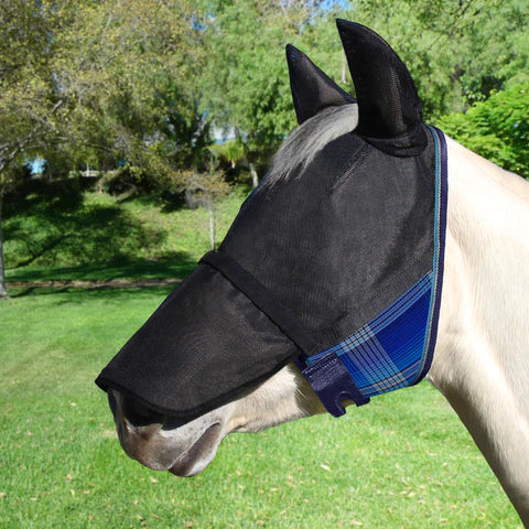 Kensington Uviator Catch fly mask w/ears and nose