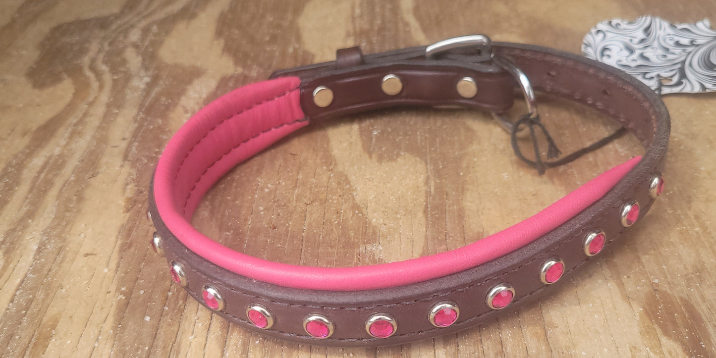 Us made bling dog collar