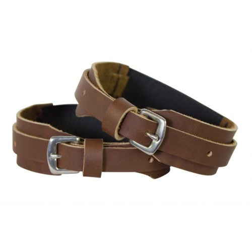 Leather velcro-on garter straps